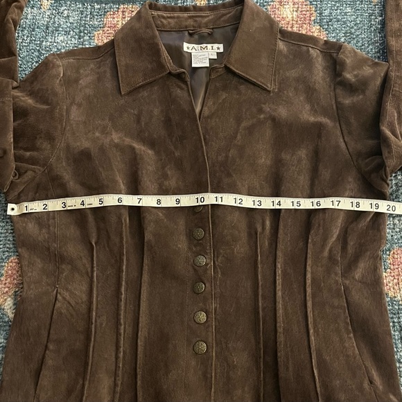 Vintage A.M.I Leather Jacket - Picture 8 of 9